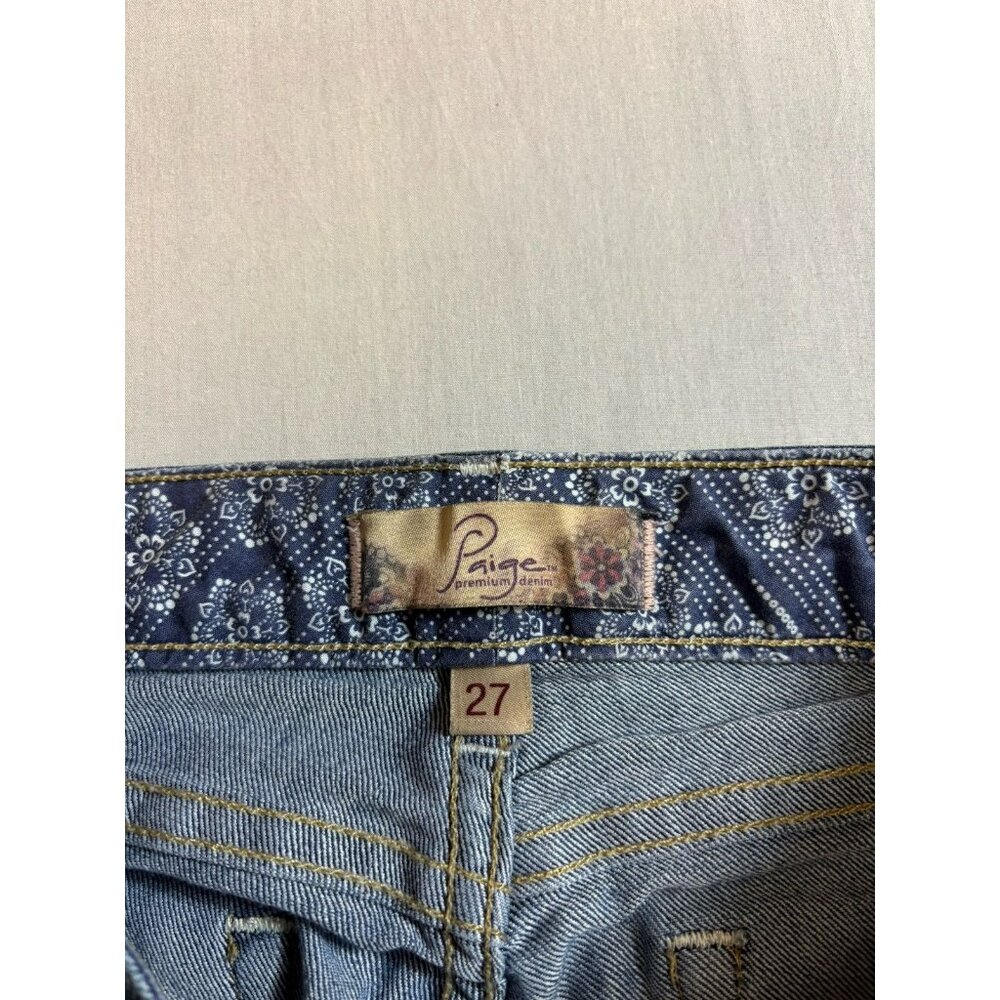 Paige Premium Denim Jeans, Size 27 Made in USA, Style # 0532-0111(30x26) - Picture 7 of 8